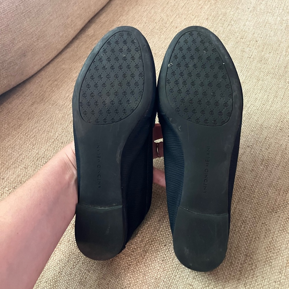 ANTONIO MELANI Black Tassel Loafers - Picture 2 of 4